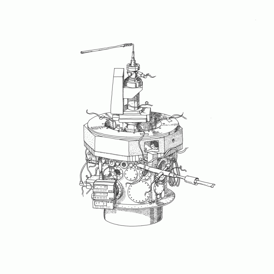 Technische Illustration einer Versuchskammer
